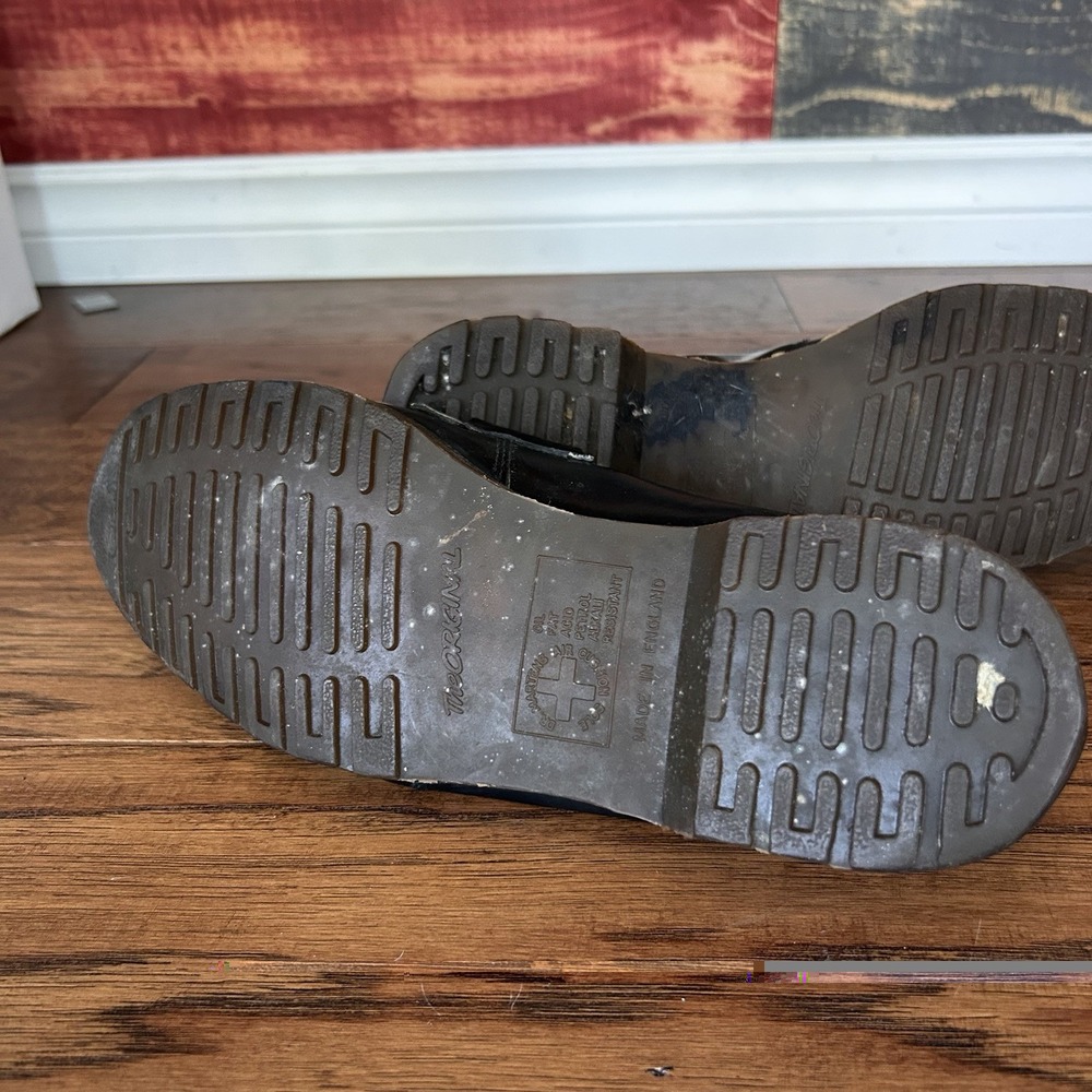 Dr. Martens Adrian Made in England Quilon Leather Tassel Loafers Mens 10 Black - Picture 5 of 6